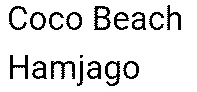 Coco Beach Hamjago