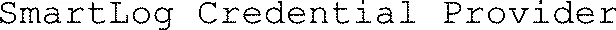 SmartLog Credential Provider