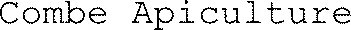 Combe Apiculture