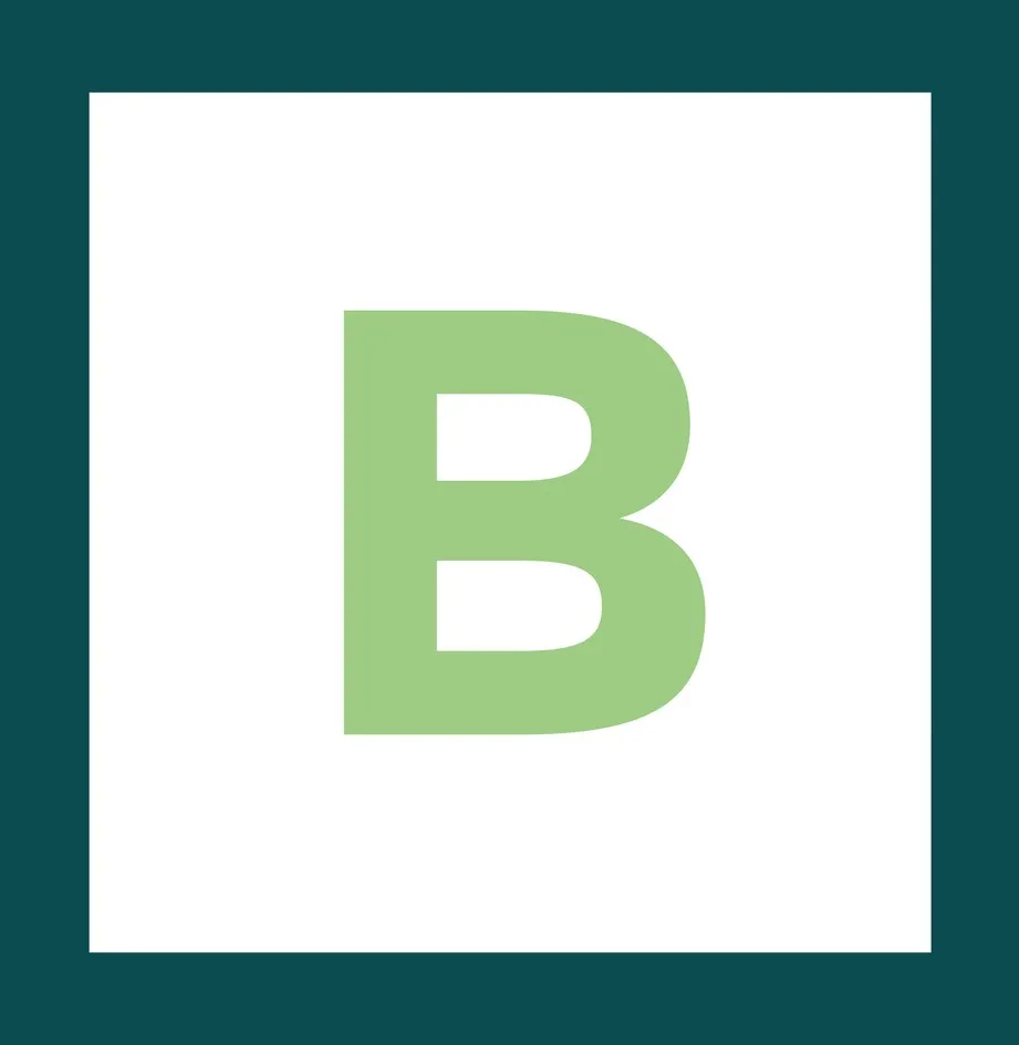 B