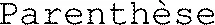 Parenthèse 
