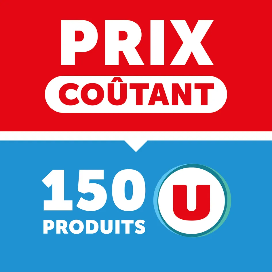 PRIX COÜTANT 150 PRODUITS U