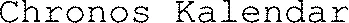 Chronos Kalendar
