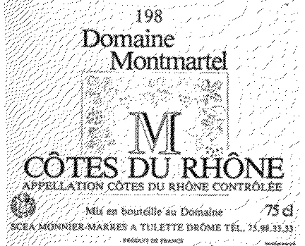 M DOMAINE MONTMARTEL