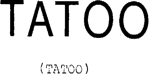 TATOO