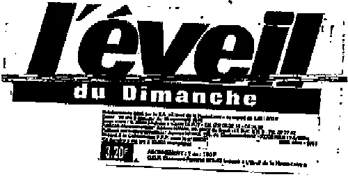 L'EVEIL DU DIMANCHE