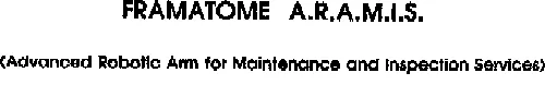FRAMATOME A.R.A.M.I.S.