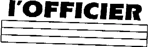 L'OFFICIER