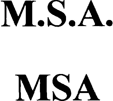 M.S.A. MSA