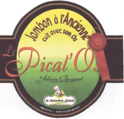 JAMBON A L ANCIENNE CUIT AVEC SON OS LE PICAL OS ALAIN BOGART LE DOMAINE PICARD