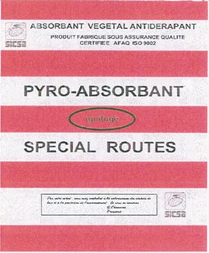 SICSA PYRO ABSORBANT SPECIAL ROUTES IGNIFUGE