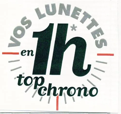 VOS LUNETTES EN 1 H TOP CHRONO