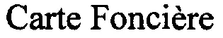 CARTE FONCIERE