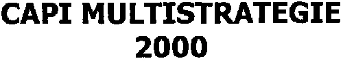 CAPI MULTISTRATEGIE 2000