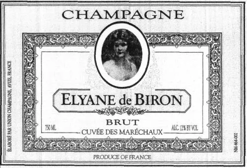 ELYANE DE BIRON CUVEE DES MARECHAUX