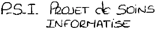 P.S.I. PROJET de SOINS INFORMATISE