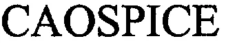 CAOSPICE