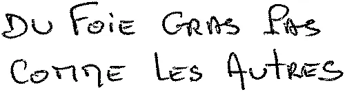 DU FOIE GRAS PAS COMME LES AUTRES