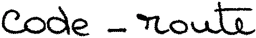 Code-route