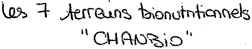 Les 7 terrains bionutritionnels “ CHANBIO ”