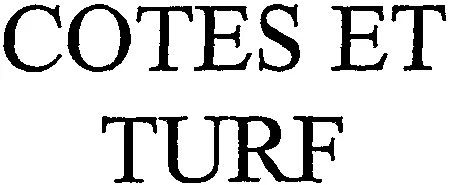 COTES ET TURF