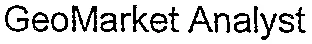 GeoMarket Analyst
