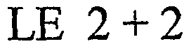 LE 2 + 2