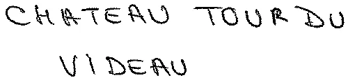 CHATEAU TOUR DU VIDEAU