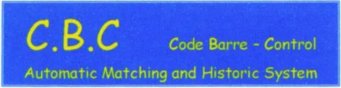 C.B.C Code Barre - Control Automatic Matching and Historic System