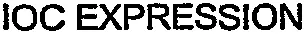 IOC EXPRESSION