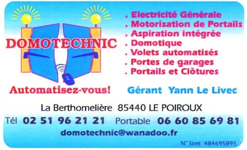 DOMOTECHNIC AUTOMATISEZ-VOUS!