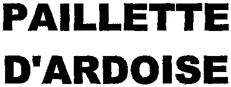 PAILLETTE D'ARDOISE