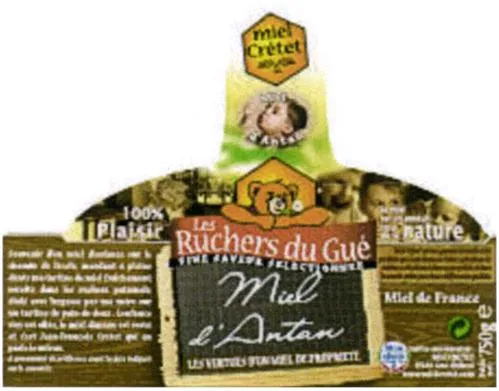MIEL CRETET LES RUCHERS GUE MIEL D'ANTAN
