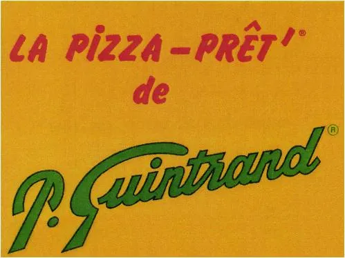 LA PIZZA – PRET' DE P. GUINTRAND