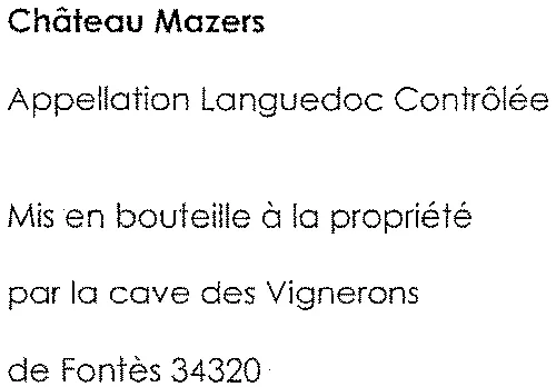 Château Mazers