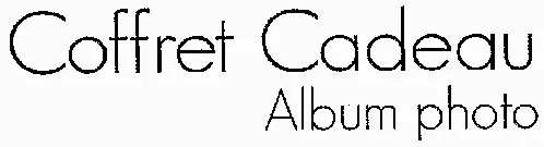 Coffret Cadeau Album photo