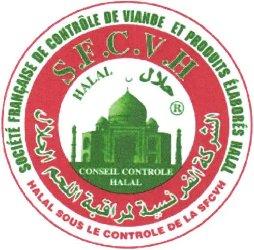 SOCIETE FRANCAISE DE CONTROLE DE VIANDE ET PRODUITS ELABORES HALAL S.F.C.V.H. HALAL SOUS LE CONTROLE DE LA SFCVH CONSEIL CONTROLE HALAL
