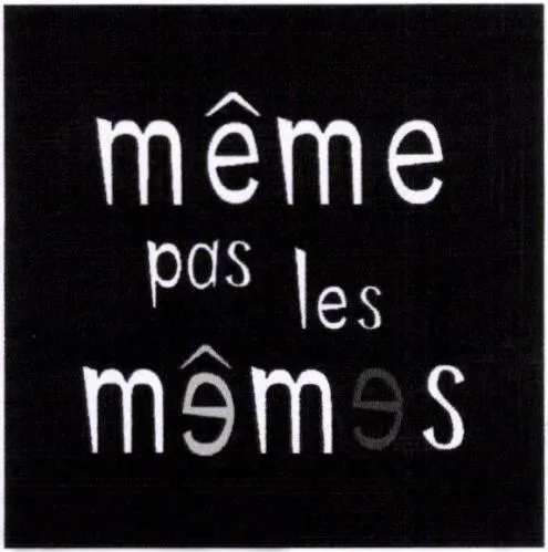 MEME PAS LES MEMES