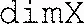 dimX