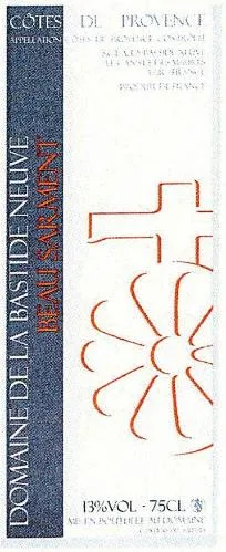 DOMAINE DE LA BASTIDE NEUVE BEAU SARMENT