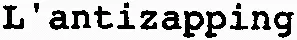 L'antizapping