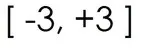 [-3,+3]