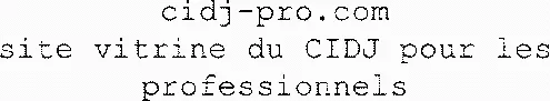 cidj-pro.com site vitrine du CIDJ pour les professionnels