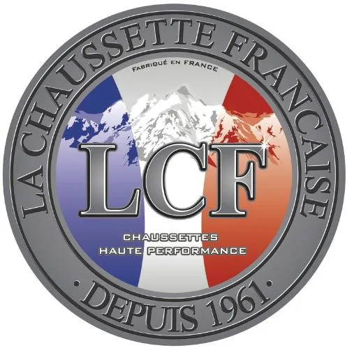 LCF CHAUSSETTES HAUTE PERFORMANCE LA CHAUSSETTE FRANCAISE . DEPUIS 1961 .
