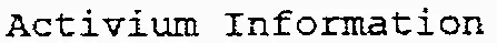 Activium Information