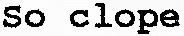 So clope