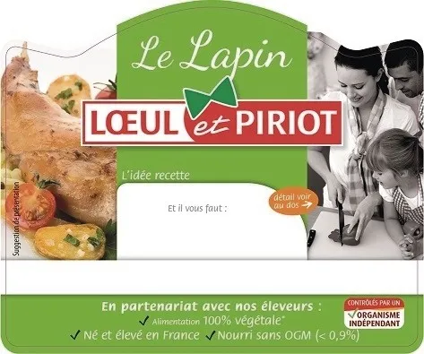 LE LAPIN LOEUL ET PIRIOT L IDEE RECETTE