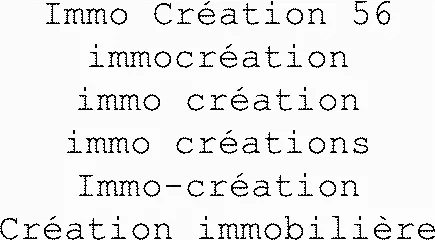 Immo Création 56 immocréation immo création immo créations Immo-création Création immobilière