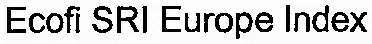 Ecofi SRI Europe Index