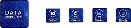 DATA INSPECTION DATA VIEW DATA CONNECT DATA ANALYSE DATA CRITERE